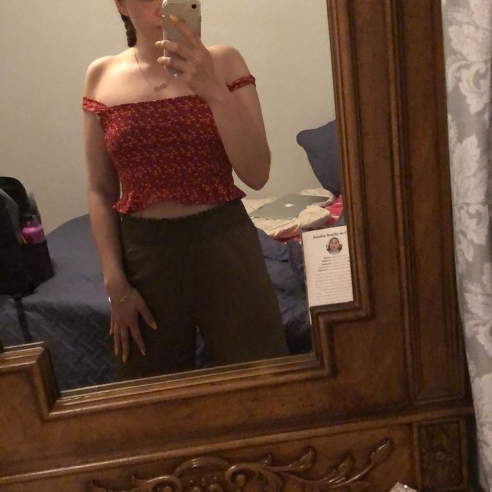 Flower Crop Top 🌹